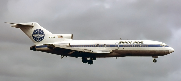 Pan Am Boeing 727-51 landing in Miami in 1980